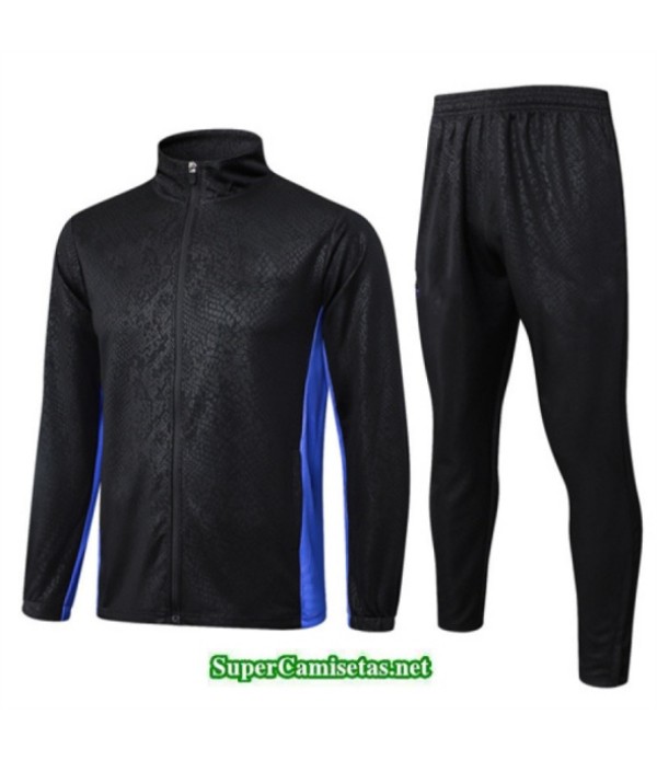 Tailandia Chaqueta Chándal Barcelona Negro/azul 2025 2026 S21423