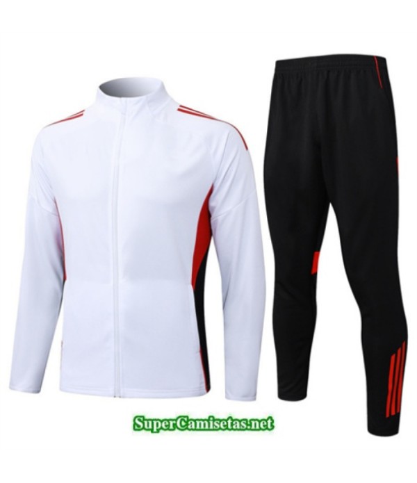 Tailandia Chaqueta Chándal Bayern Munich Blanco/rojo/negro 2025 2026 S21377