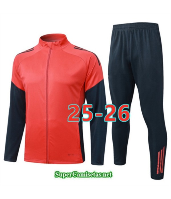 Tailandia Chaqueta Chándal Bayern Munich Naranja/rojo/negro 2025 2026 S21380