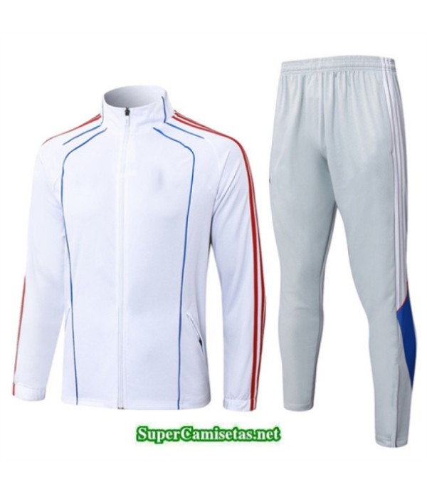Tailandia Chaqueta Chándal Bayern Munich Niño Blanco/gris/rojo/azul 2025 2026 S21742