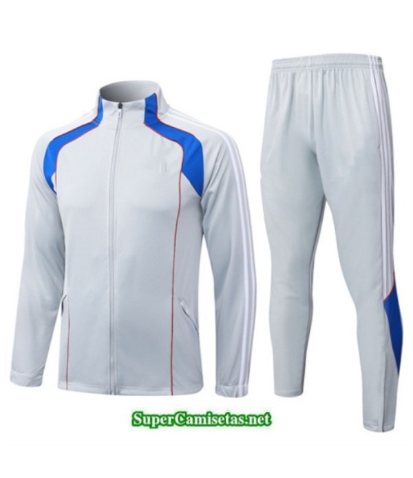 Tailandia Chaqueta Chándal Bayern Munich Niño Gris/azul 2025 2026 S21752