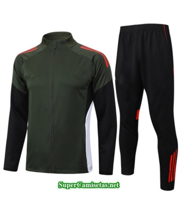 Tailandia Chaqueta Chándal Bayern Munich Verde/negro/blanco 2025 2026 S21393