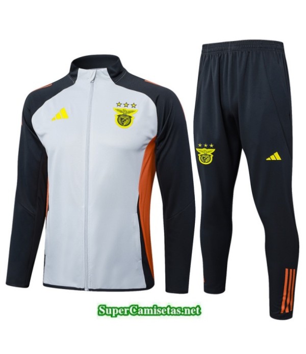 Tailandia Chaqueta Chándal Benfica Gris/azul/naranja 2025 2026 S21321
