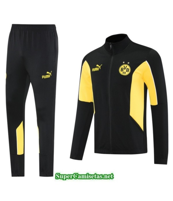 Tailandia Chaqueta Chándal Borussia Dortmund Negro/amarillo 2025 2026 S21400