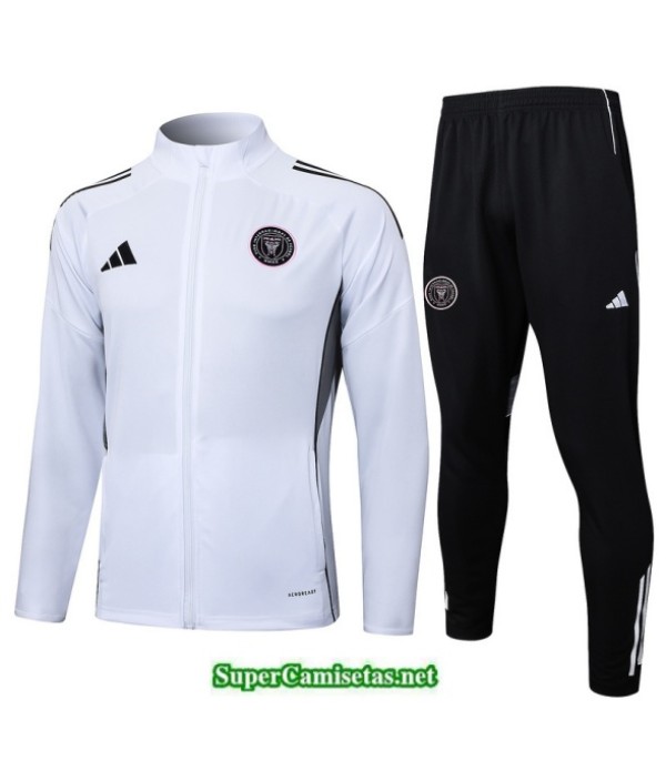 Tailandia Chaqueta Chándal Inter Miami Blanco/negro 2025 2026 S21351