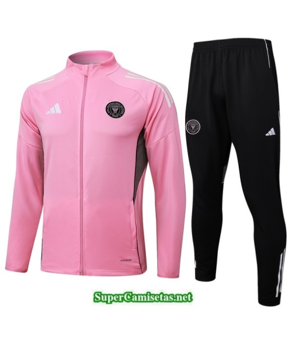 Tailandia Chaqueta Chándal Inter Miami Rosa/negro 2025 2026 S21355