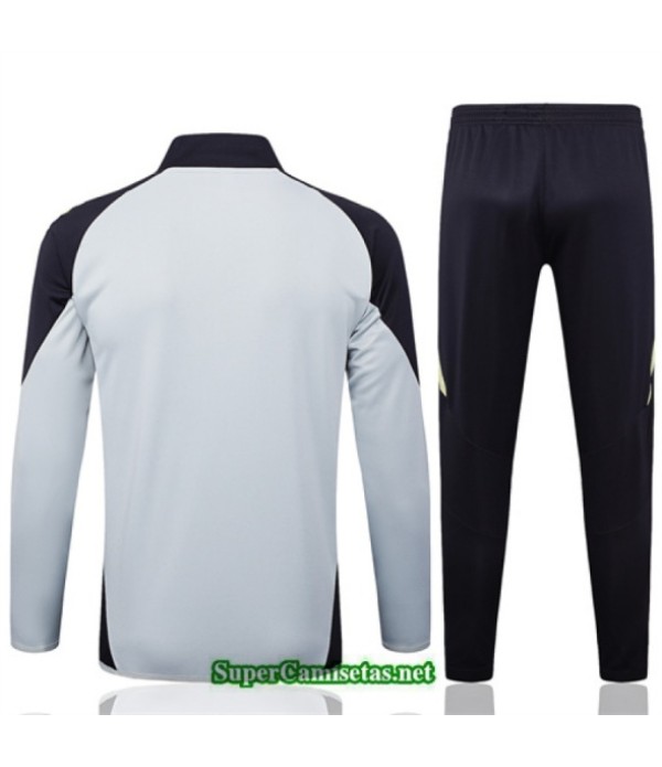 Tailandia Chaqueta Chándal Juventus Gris/negro/verde 2025 2026 S21695