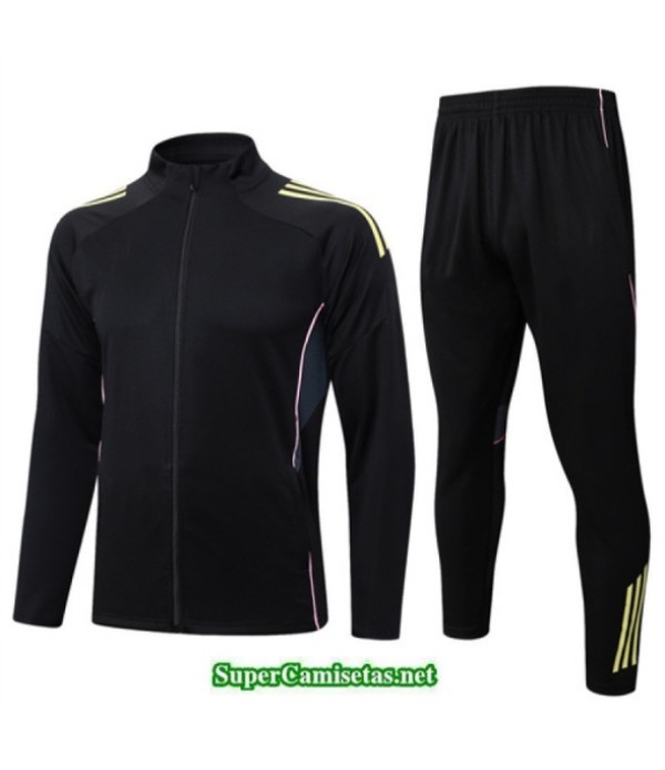 Tailandia Chaqueta Chándal Juventus Niño Negro/amarillo/rosa 2025 2026 S21964