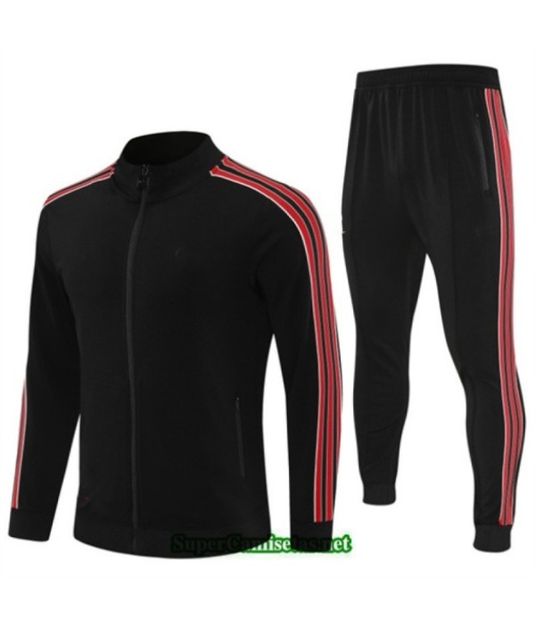 Tailandia Chaqueta Chándal Manchester United Negro/rojo 2025 2026 S21662
