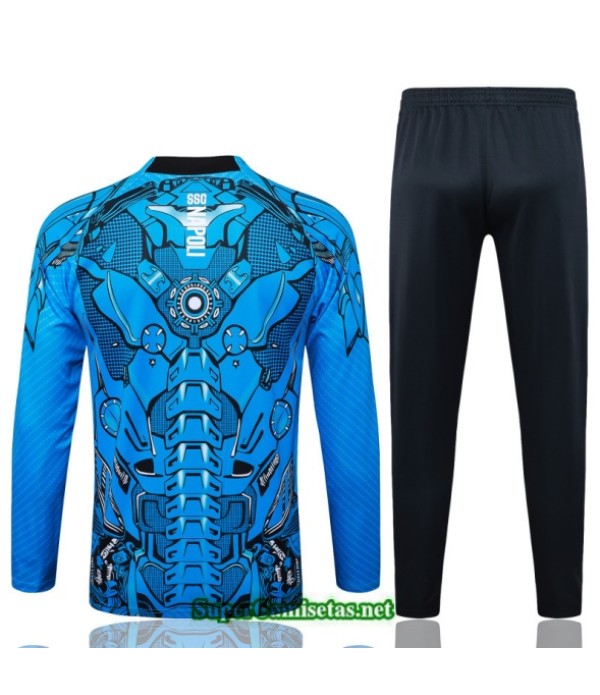 Tailandia Chaqueta Chándal Napoli Azul 2025 2026 S21700