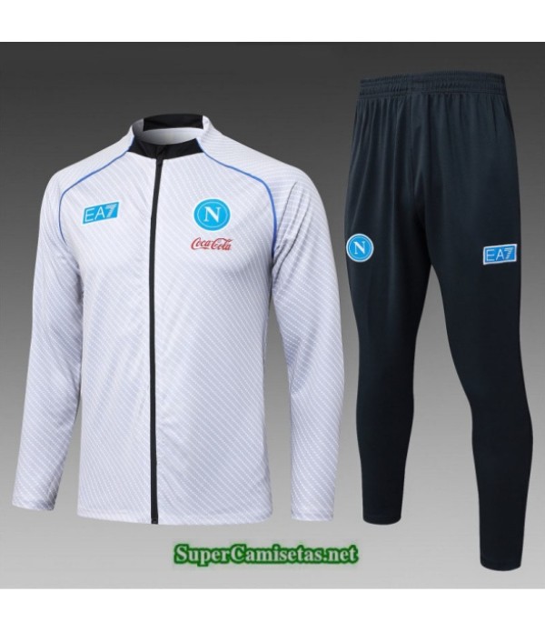 Tailandia Chaqueta Chándal Napoli Niño Blanco 2025 2026 S21968