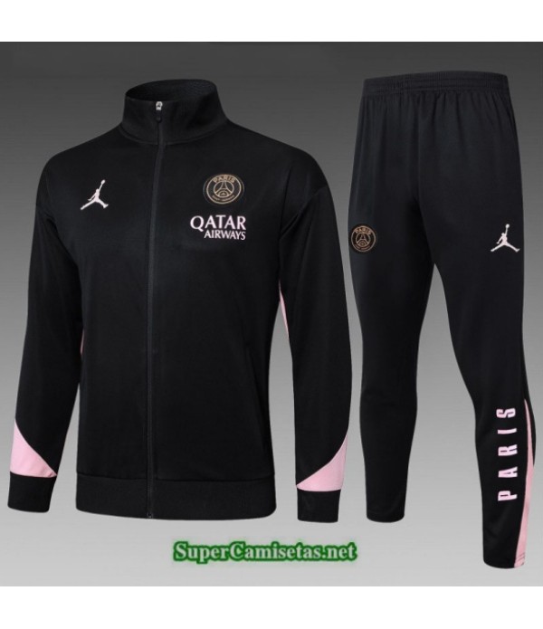 Tailandia Chaqueta Chándal Psg Niño Negro/rosa 2025 2026 S21885