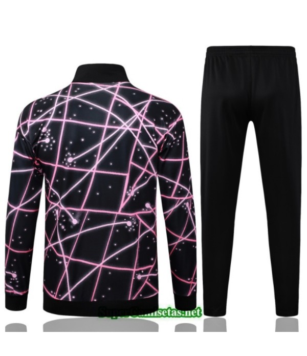 Tailandia Chaqueta Chándal Psg Niño Negro/rosa 2025 2026 S21887