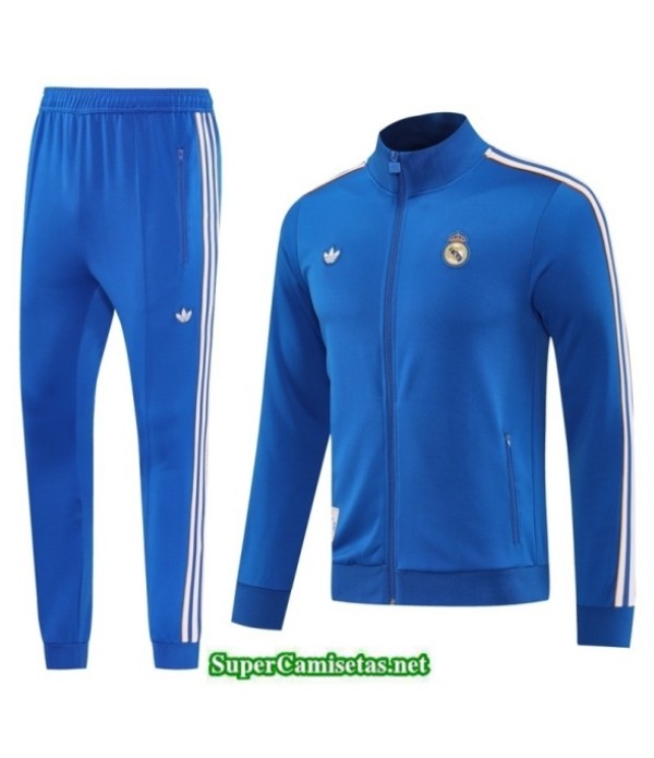 Tailandia Chaqueta Chándal Real Madrid Azul/blanc...