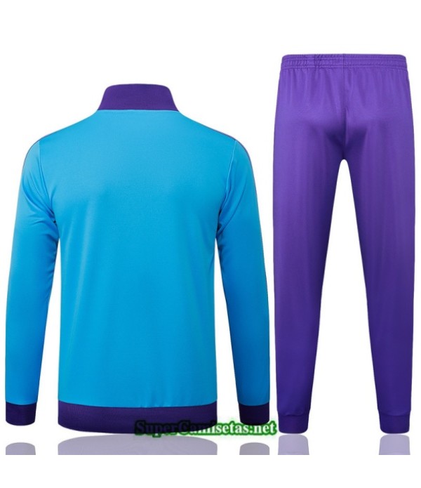 Tailandia Chaqueta Chándal Real Madrid Azul Claro/violeta 2025 2026 S21516