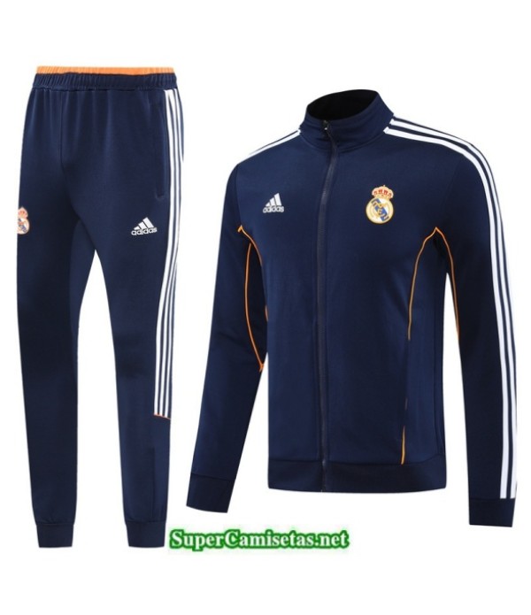 Tailandia Chaqueta Chándal Real Madrid Azul Marino/blanco/amarillo 2025 2026 S21479