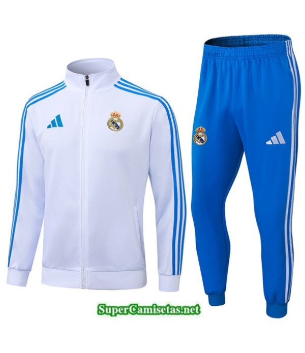 Tailandia Chaqueta Chándal Real Madrid Blanco/azu...