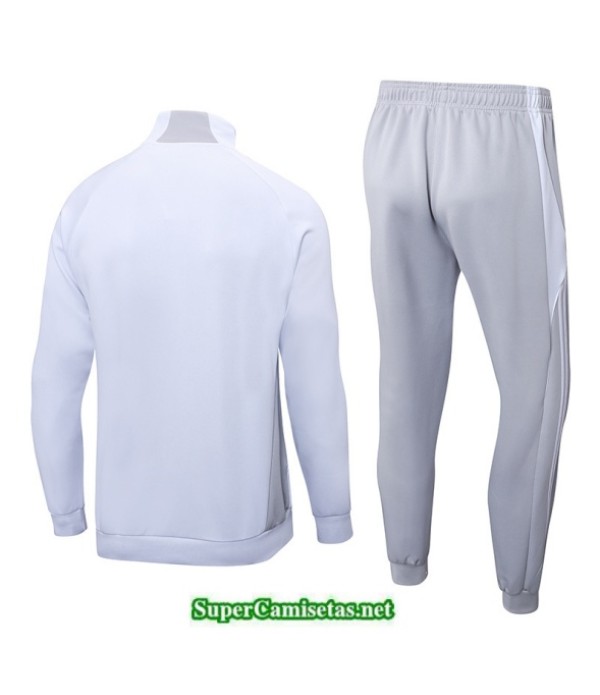Tailandia Chaqueta Chándal Real Madrid Blanco/gris 2025 2026 S21456