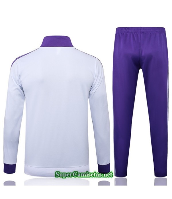 Tailandia Chaqueta Chándal Real Madrid Blanco/violeta 2025 2026 S21474