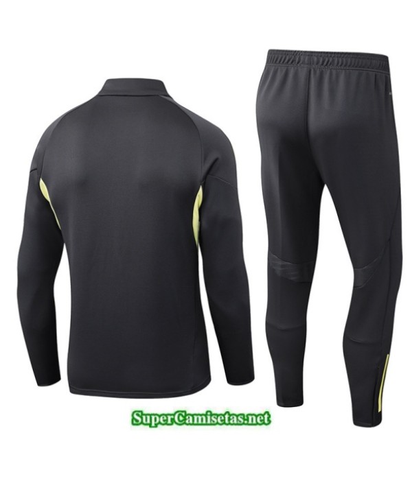 Tailandia Chaqueta Chándal Real Madrid Gris Oscuro/amarillo 2025 2026 S21527