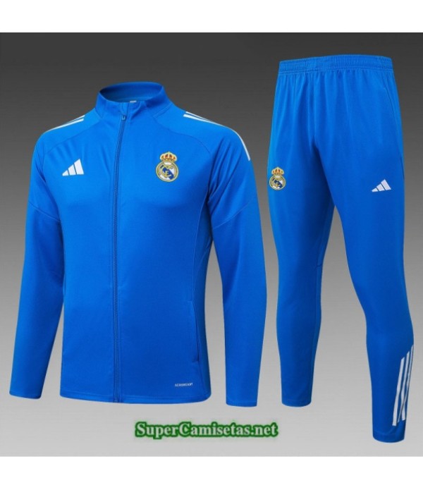Tailandia Chaqueta Chándal Real Madrid Niño Azul/blanco 2025 2026 S21862