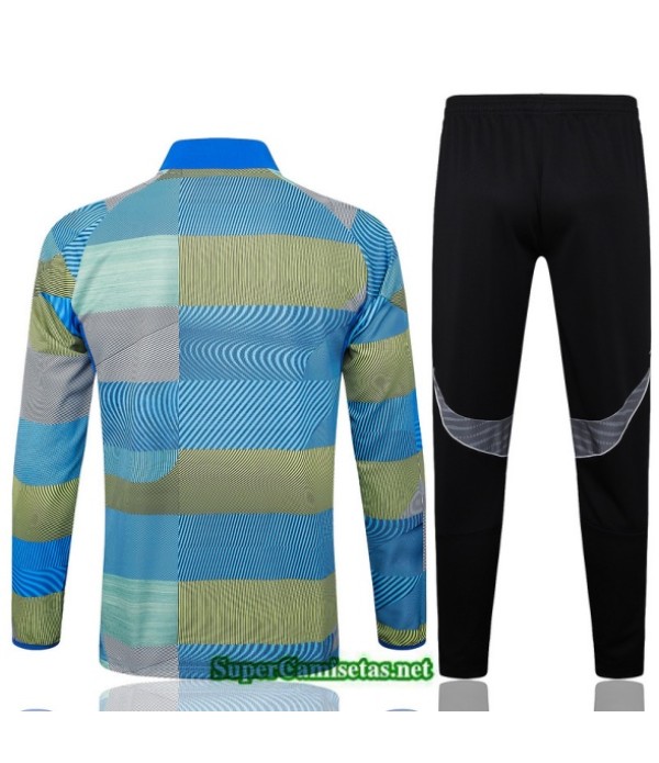 Tailandia Chaqueta Chándal Real Madrid Niño Azul/verde/negro 2025 2026 S21836