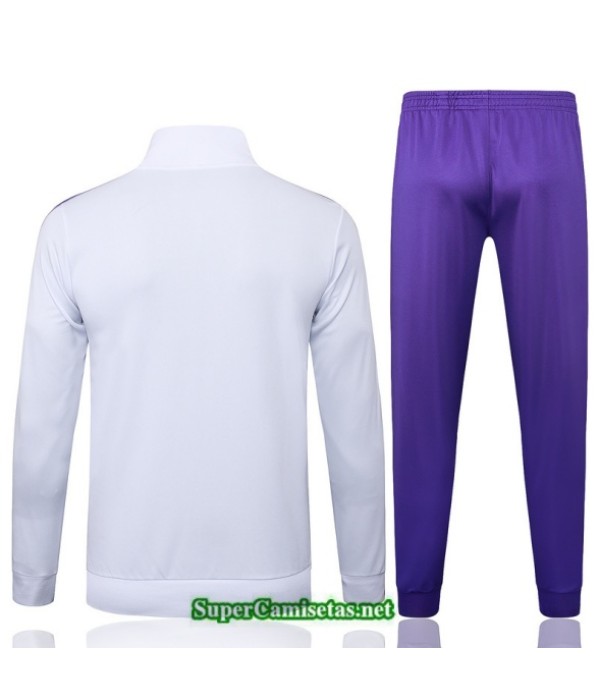 Tailandia Chaqueta Chándal Real Madrid Niño Blanco/violeta 2025 2026 S21803