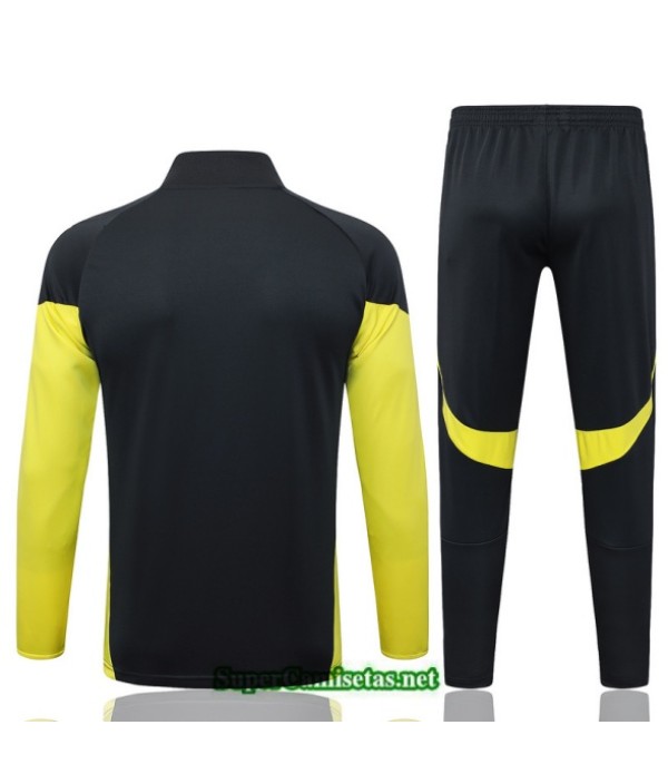 Tailandia Chaqueta Chándal Real Madrid Niño Gris Oscuro/amarillo 2025 2026 S21854