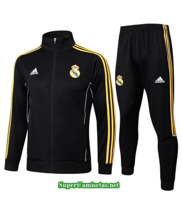 Tailandia Chaqueta Chándal Real Madrid Niño Negro/amarillo 2025 2026 S21823