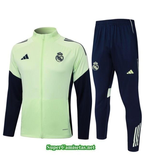 Tailandia Chaqueta Chándal Real Madrid Verde/azul Marino 2025 2026 S21518