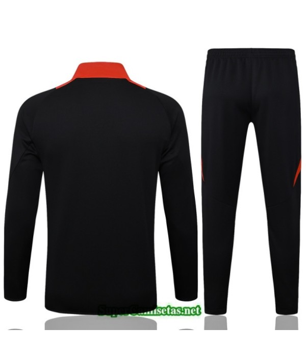 Tailandia Chaqueta Chándal Sc Internacional Negro/rojo 2025 2026 S21372