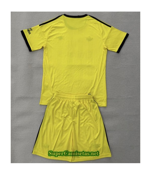 Tailandia Equipacion Camiseta Arsenal Niño Amarillo 2025 2026 S20931
