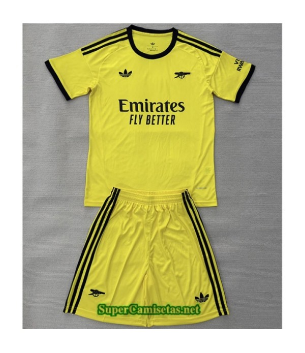 Tailandia Equipacion Camiseta Arsenal Niño Amaril...