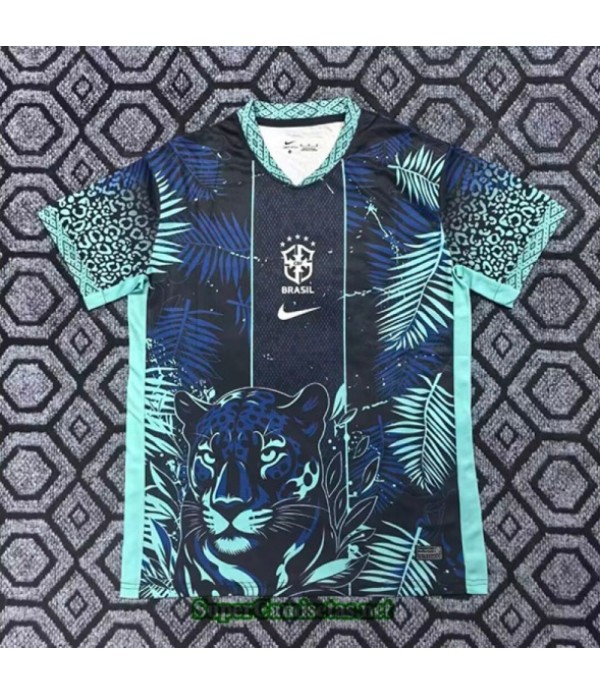 Tailandia Equipacion Camiseta Brasil Especial Azul...