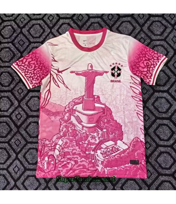 Tailandia Equipacion Camiseta Brasil Especial Rosa/rojo 2025 2026 S20719