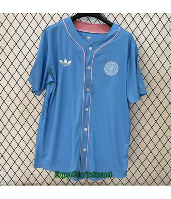 Tailandia Equipacion Camiseta Inter Miami Béisbol Azul 2025 2026 S20856