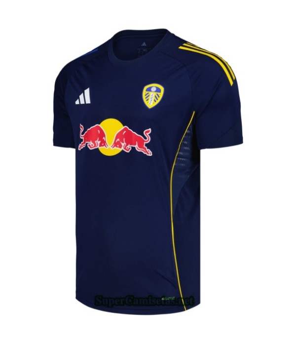 Tailandia Equipacion Camiseta Leeds United Training Azul 2025 2026 S21027