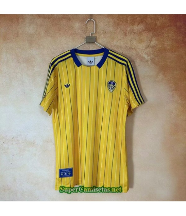 Tailandia Equipacion Camiseta Leeds United Retro Amarillo 2025 2026 S21022