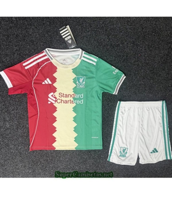 Tailandia Equipacion Camiseta Liverpool Niño Espe...