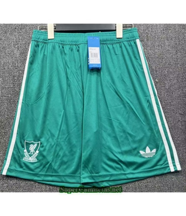 Tailandia Equipacion Camiseta Liverpool Short Verd...