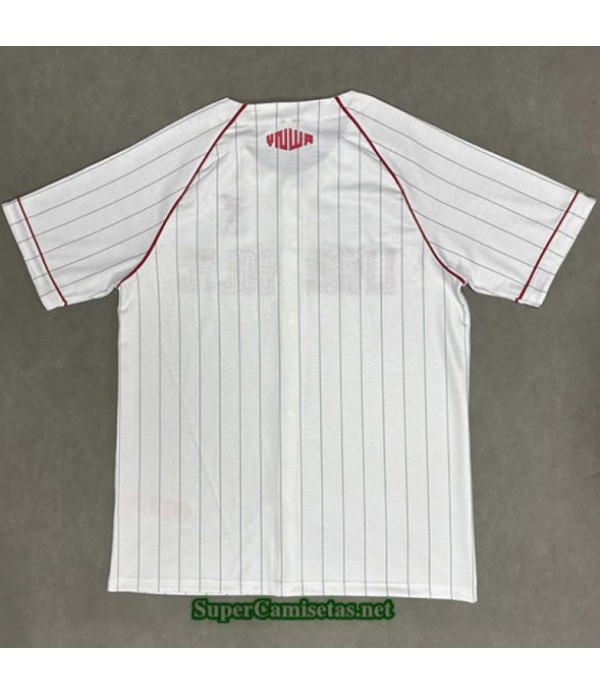 Tailandia Equipacion Camiseta Liverpool Baseball Blanco 2025 2026 S21041