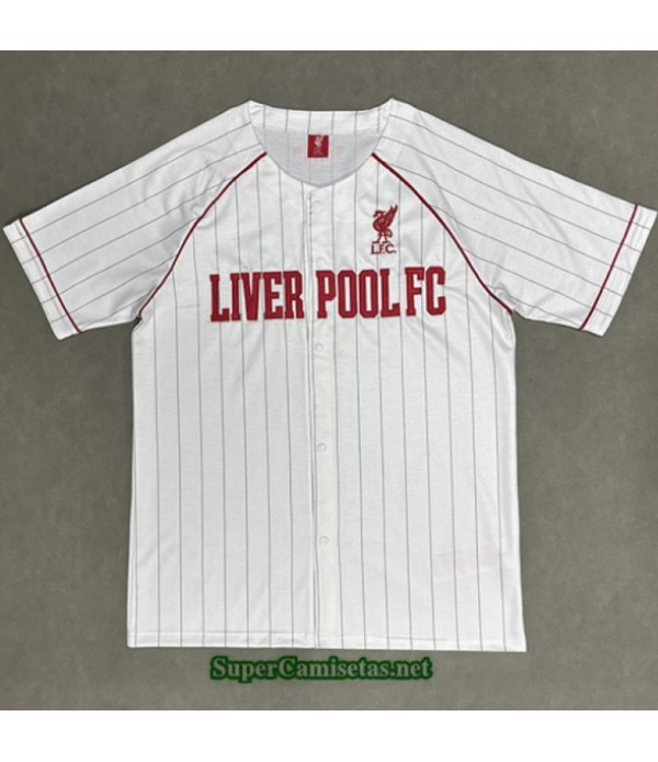 Tailandia Equipacion Camiseta Liverpool Baseball B...