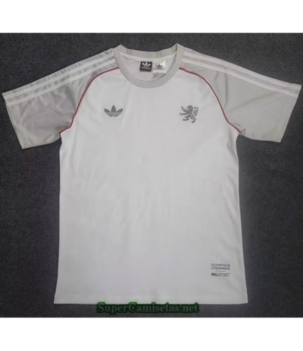 Tailandia Equipacion Camiseta Lyon Gris/blanco 202...