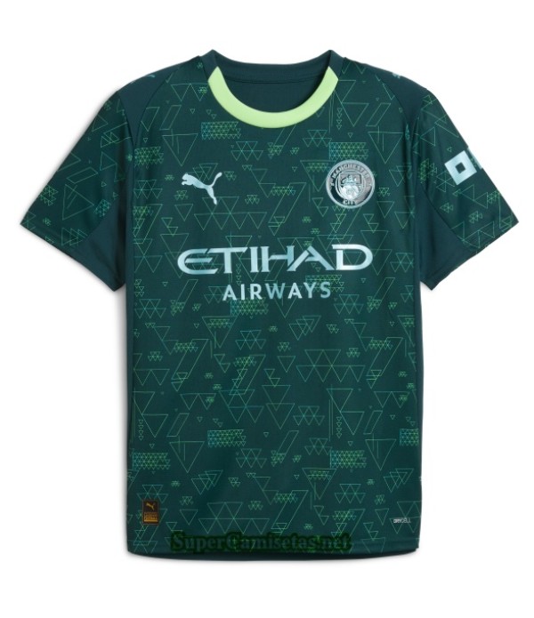 Tailandia Equipacion Camiseta Manchester City Four...