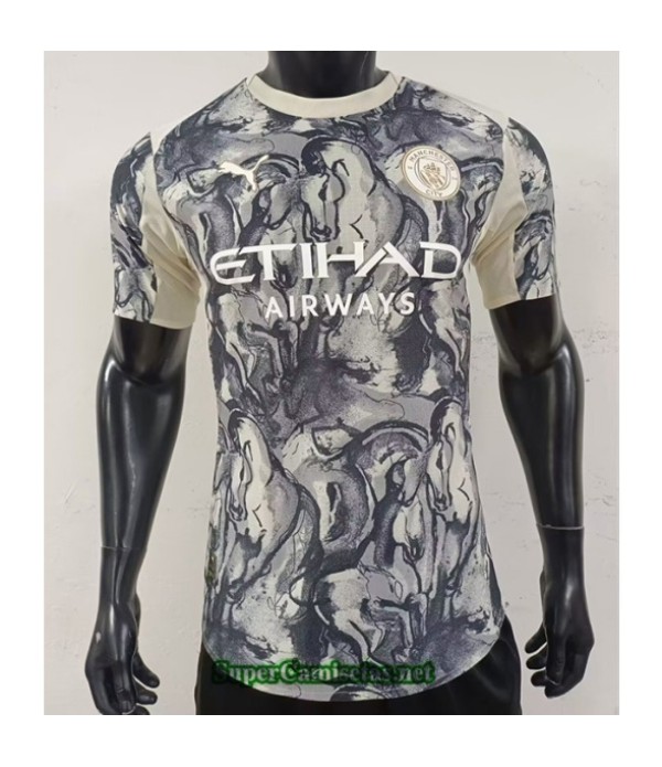Tailandia Equipacion Camiseta Manchester City Play...