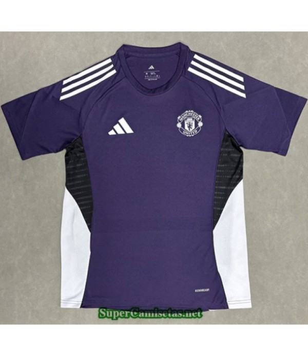Tailandia Equipacion Camiseta Manchester United Training Púrpura 2025 2026 S21067
