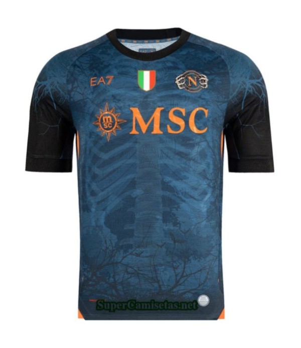 Tailandia Equipacion Camiseta Napoli Halloween Azul 2025 2026 S21284