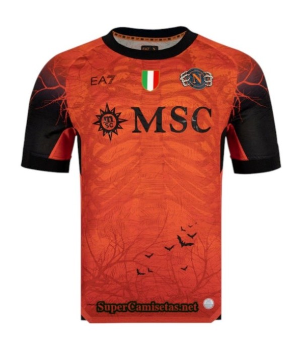 Tailandia Equipacion Camiseta Napoli Halloween Naranja 2025 2026 S21285