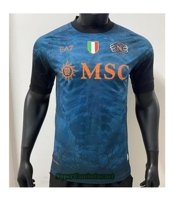 Tailandia Equipacion Camiseta Napoli Player Halloween Azul 2025 2026 S21281