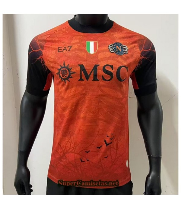 Tailandia Equipacion Camiseta Napoli Player Halloween Naranja 2025 2026 S21282